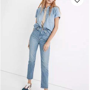 Madewell The Petite Perfect Vintage Jean in Banner Wash | Size 24P